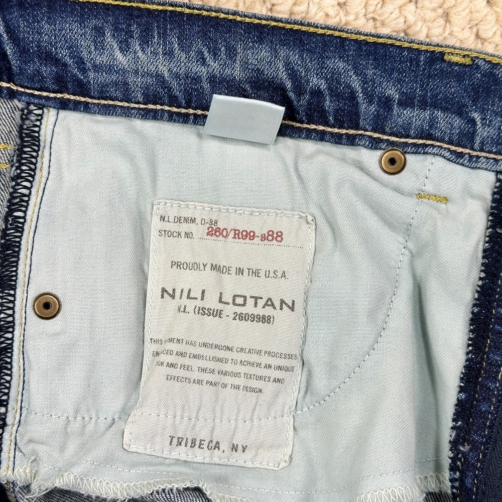Nili Lotan Jeans Fits Womens 30x32 Classic Wash Josette High Rise 70s Flare Leg - Picture 5 of 16